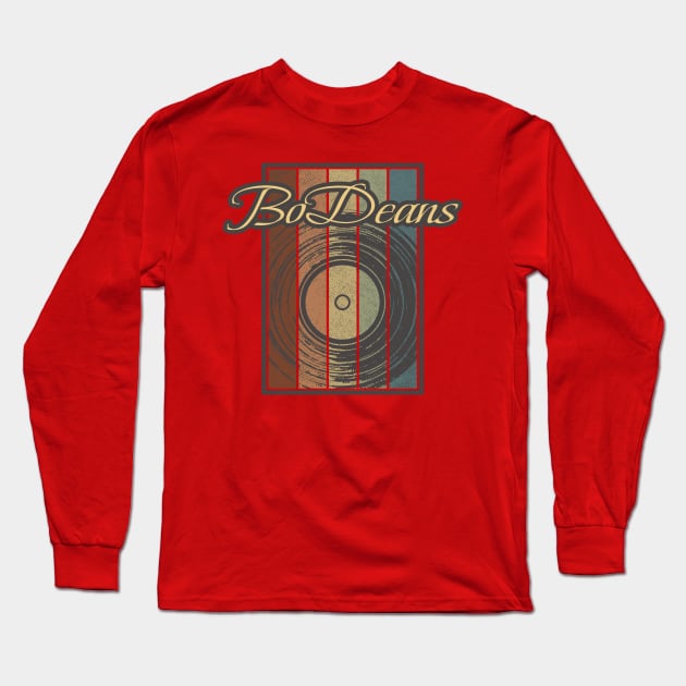 BoDeans Vynil Silhouette Long Sleeve T-Shirt by North Tight Rope